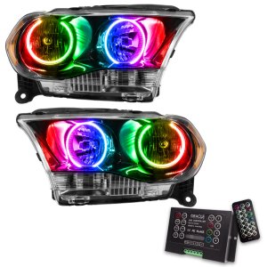 Dodge Durango Headlight Assembly - ORACLE Lighting - ColorSHIFT 2.0 - Black - `11-`13 Dodge Durango Headlight Assembly - ORACLE Lighting - ColorSHIFT 2.0 - Black - `11-`13